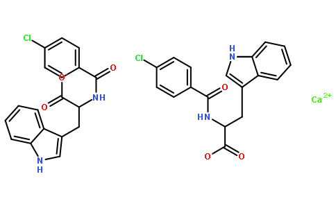 4-氯苯甲酰-L-色氨酸钙盐