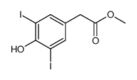 methyl 2-(4-hydroxy-3,5-diiodophenyl)acetate