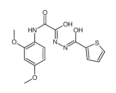 N-(2,4-dimethoxyphenyl)-2-oxo-2-[2-(thiophene-2-carbonyl)hydrazinyl]acetamide