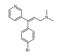 (E)-3-(4-Bromophenyl)-N,N-dimethyl-3-(3-pyridyl)-2-propen-1-amine