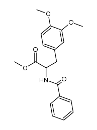 (+/-)-methyl 2-benzoylamino-3-(3,4-dimethoxyphenyl)propanoate