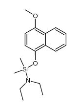 N,N-diethylamino-(4-methoxynaphth-1-yloxy)dimethylsilane