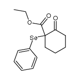 ethyl phenylselenylcyclohexan-2-one carboxylate