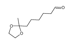 6-(2-methyl-1,3-dioxolan-2-yl)hexanal