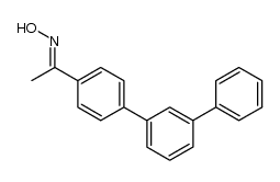 1-(3'-Phenyl-biphenyl-4-yl)-aethan-1-on-oxim