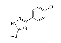 5-(4-chlorophenyl)-3-methylsulfanyl-1H-1,2,4-triazole