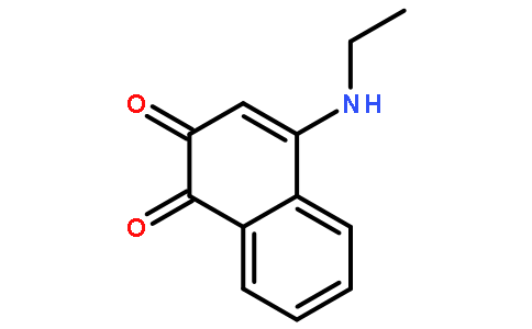 1,2-Naphthalenedione, 4-(ethylamino)- (9CI)