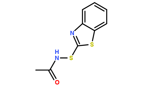 Acetamide, N-(2-benzothiazolylthio)- (9CI)