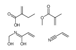 2-甲基-2-丙烯酸甲酯,2-丙烯酸乙酯,n(羟甲基-2-丙烯酰胺和2-丙烯腈