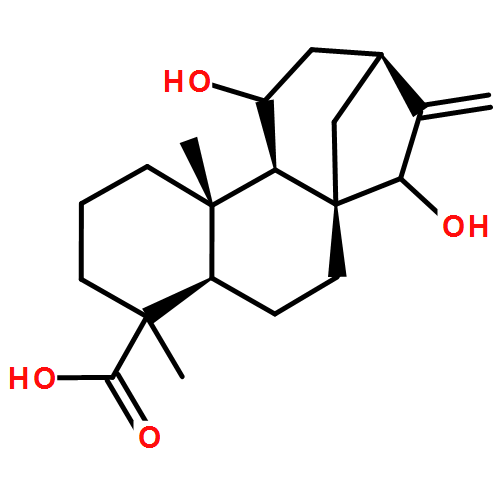 11,15-二羟基-16-贝壳杉烯-19-酸对照品(标准品) | 57719-76-3