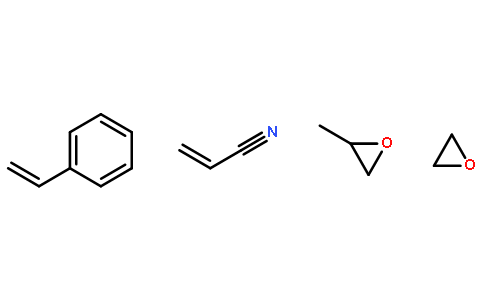 2-丙烯腈与乙烯基苯,甲基环氧乙烷和环氧乙烷的聚合物