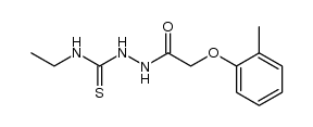 N-ethyl-2-(2-(o-tolyloxy)acetyl)hydrazinecarbothioamide