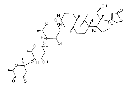 Digoxigenin Bisdigitoxoside 1-(1-Methyl-2-oxoethoxy)-3-oxopropyl) Ether