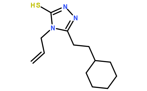 4-烯丙基-5-(2-環(huán)己基乙基)-2H-1,2,4-三唑-3-硫酮