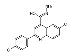 6-chloro-2-(4-chlorophenyl)quinoline-4-carbohydrazide