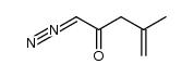 1-diazo-4-methyl-pent-4-en-2-one