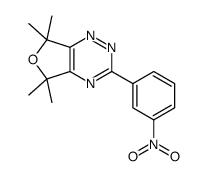 5,7-dihydro-5,5,7,7-tetramethyl-3-(3-nitrophenyl)furo[3,4-e]-1,2,4-triazine