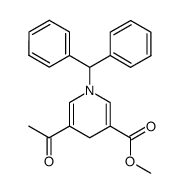methyl 5-acetyl-1-benzhydryl-1,4-dihydropyridine-3-carboxylate
