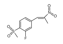 2-fluoro-1-methanesulfonyl-4-(2-nitro-propenyl)-benzene