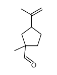 1-methyl-3-prop-1-en-2-ylcyclopentane-1-carbaldehyde