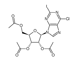6-Chloro-2-iodo-9-(2’，3’，5’-tri-O-acetyl-β-D-ribofuranosyl)purine