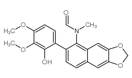 N-[6-(2-hydroxy-3,4-dimethoxyphenyl)benzo[f][1,3]benzodioxol-5-yl]-N-methylformamide