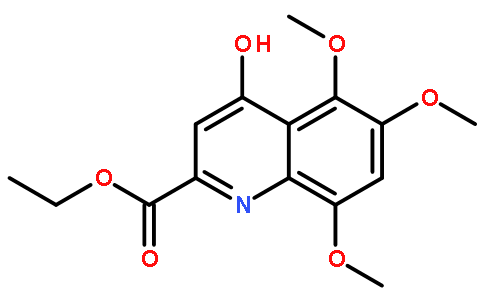 4-羥基-5,6,8-三甲氧基喹啉-2-羧酸乙酯