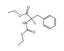 (2R)-2-[(ethoxycarbonyl)amino]-2-methyl-3-phenylpropanoic acid ethyl ester