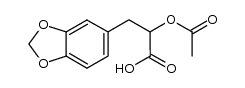 2-acetoxy-3-(3,4-methylenedioxyphenyl)propanoic acid