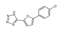 5-[5-(4-chloro-phenyl)-furan-2-yl]-1(2)H-tetrazole