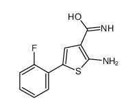 2-amino-5-(2-fluorophenyl)thiophene-3-carboxamide