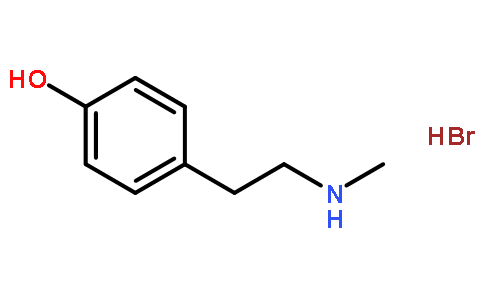 4-[2-(甲基氨基)乙基]苯酚氢溴酸