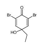 2,6-dibromo-4-ethyl-4-hydroxycyclohexa-2,5-dien-1-one
