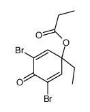 (3,5-dibromo-1-ethyl-4-oxocyclohexa-2,5-dien-1-yl) propanoate