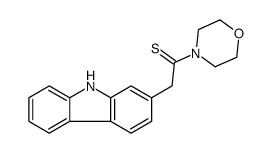 2-(9H-carbazol-2-yl)-1-morpholin-4-ylethanethione