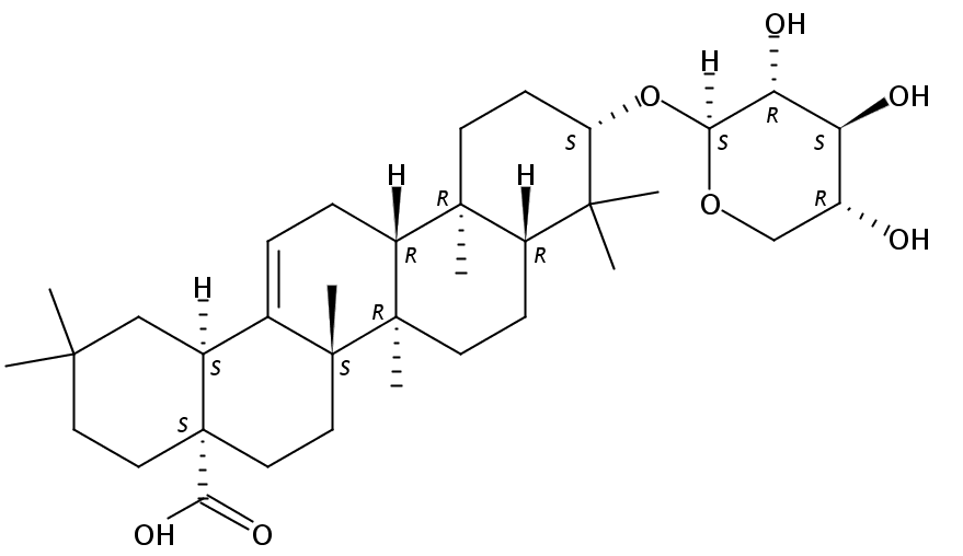 齐墩果酸-3-o-beta-d-氧基吡喃木糖苷标准品|对照品 别名 分子式