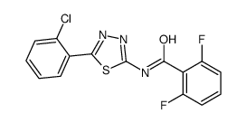 N-[5-(2-chlorophenyl)-1,3,4-thiadiazol-2-yl]-2,6-difluorobenzamide
