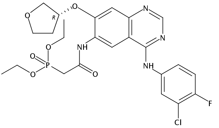 7(r(四氢呋喃-3-基)氧基-n(3-氯-4-氟苯基-6(二乙氧基磷酰基