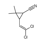 3-(2,2-dichloroethenyl)-2,2-dimethylcyclopropane-1-carbonitrile