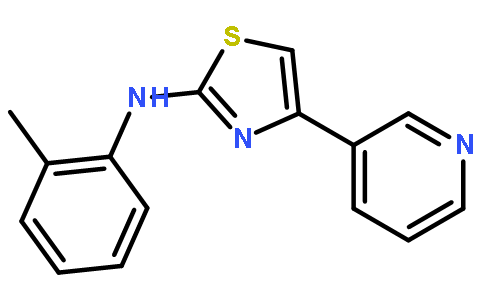 N-(2-甲苯基)-4-(3-吡啶)-2-噻唑胺