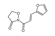 2-[3-(furan-2-yl)prop-2-enoyl]-1,2-oxazolidin-3-one