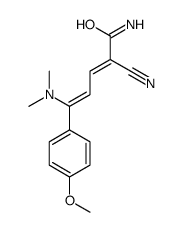 2-cyano-5-(dimethylamino)-5-(4-methoxyphenyl)penta-2,4-dienamide