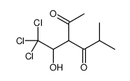 5-methyl-3-(2,2,2-trichloro-1-hydroxyethyl)hexane-2,4-dione