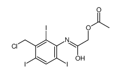 [2-[3-(chloromethyl)-2,4,6-triiodoanilino]-2-oxoethyl] acetate