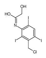 N-[3-(chloromethyl)-2,4,6-triiodophenyl]-2-hydroxyacetamide