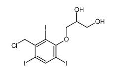 3-[3-(chloromethyl)-2,4,6-triiodophenoxy]propane-1,2-diol