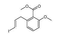 methyl 2-(3-iodoprop-2-enyl)-6-methoxybenzoate