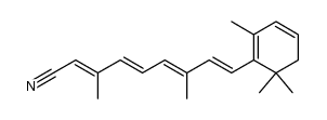 (2E,4E,6E,8E)-3,7-dimethyl-9-(2,6,6-trimethyl-1,3-cyclohexadien-1-yl)-2,4,6,8-nonatetraenenitrile