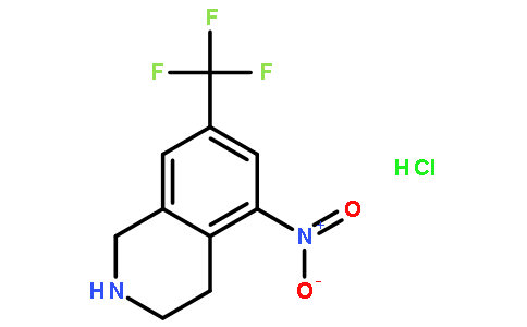 7-(三氟甲基)-1,2,3,4-四氢-5-硝基异喹啉盐酸盐