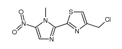 4-chloromethyl-2-(1-methyl-5-nitro-1H-imidazol-2-yl)-thiazole